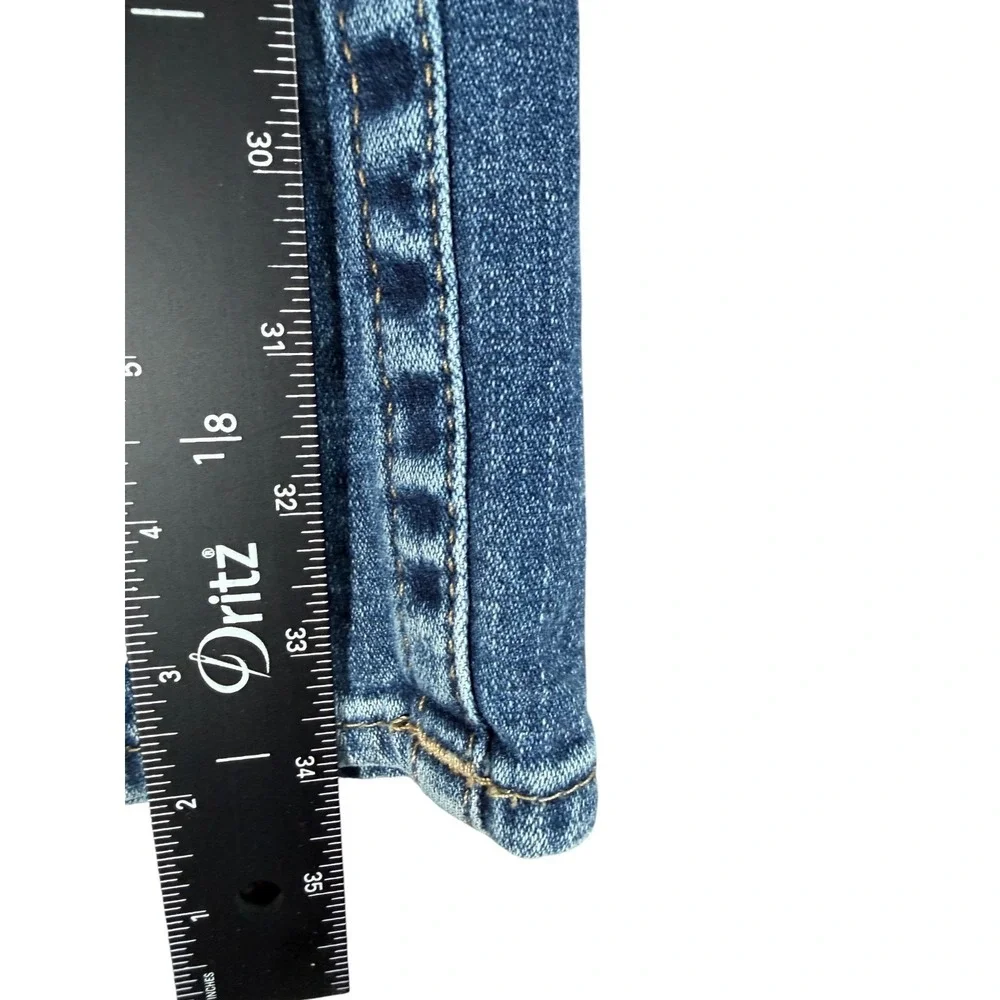True‎ Religion Rocco Relaxed Skinny Jeans Mens 33 Blue Denim Stretch Medium Wash
